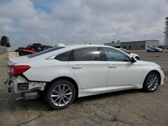 1HGCV1F19MA112866 - 2021 HONDA ACCORD LX WHITE photo 3