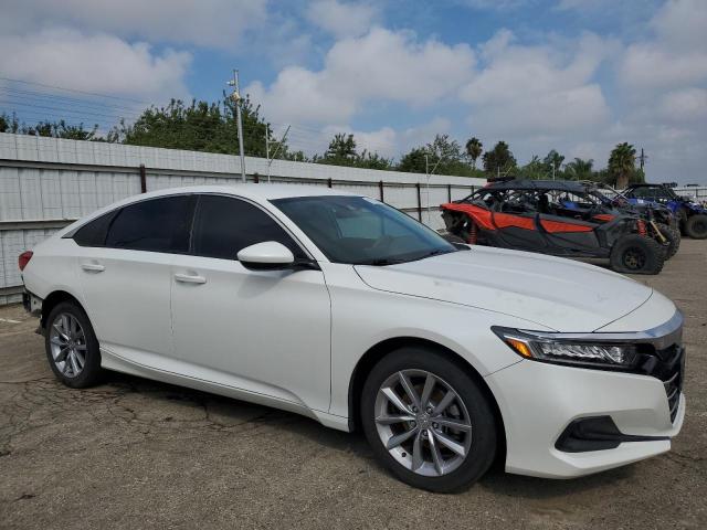 1HGCV1F19MA112866 - 2021 HONDA ACCORD LX WHITE photo 4