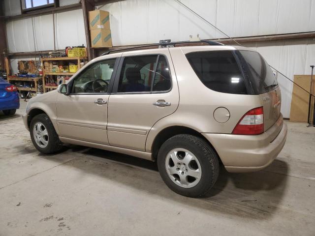 4JGAB57E13A414590 - 2003 MERCEDES-BENZ ML 350 BEIGE photo 2