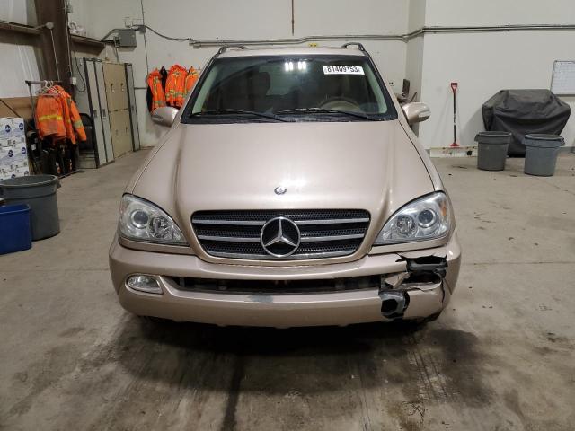 4JGAB57E13A414590 - 2003 MERCEDES-BENZ ML 350 BEIGE photo 5