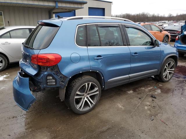 WVGWV7AX9HK022476 - 2017 VOLKSWAGEN TIGUAN SEL BLUE photo 3