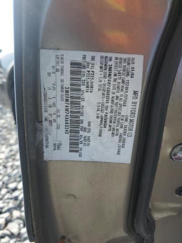 2MEFM74W74X683245 - 2004 MERCURY GRAND MARQUIS GS 棕色 照片 12