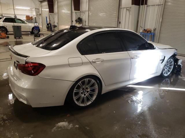 WBS3C9C53FP803877 - 2015 BMW M3 WHITE photo 3