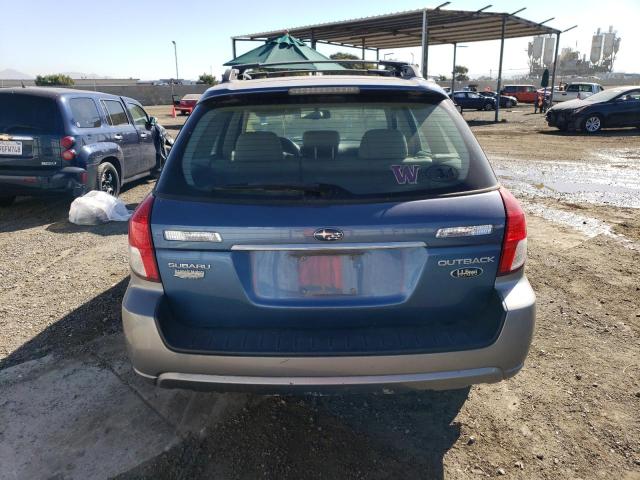 4S4BP62C687327824 - 2008 SUBARU OUTBACK 2.5I LIMITED BLUE photo 6