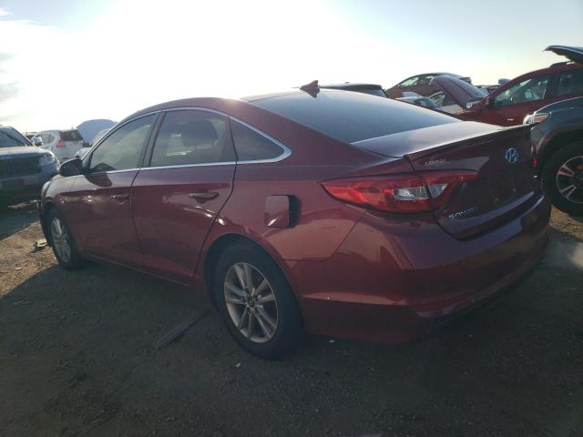 5NPE24AF1FH015953 - 2015 HYUNDAI SONATA SE RED photo 2