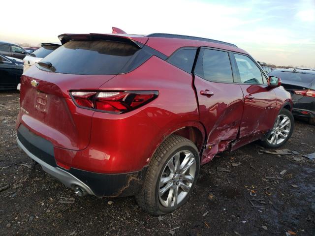 3GNKBHRS3KS668982 - 2019 CHEVROLET BLAZER 3LT RED photo 3