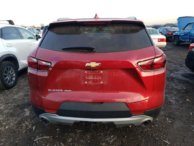 3GNKBHRS3KS668982 - 2019 CHEVROLET BLAZER 3LT RED photo 6