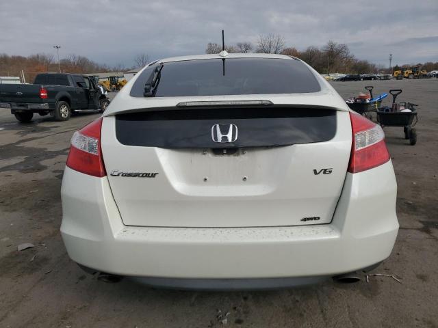 5J6TF2H58CL010750 - 2012 HONDA CROSSTOUR EXL თეთრი ფოტო 6