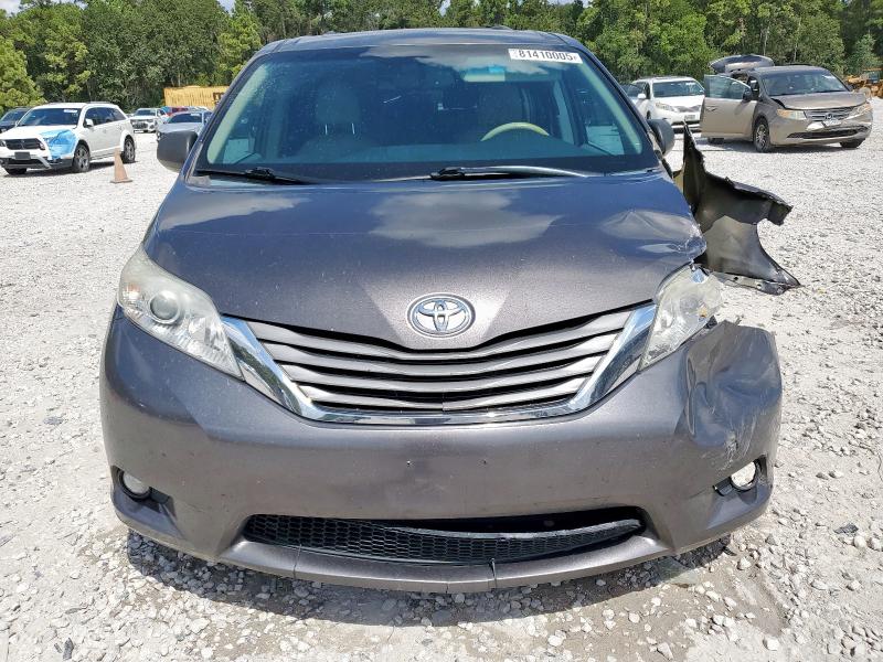 5TDYK3DCXDS383810 - 2013 TOYOTA SIENNA XLE Մոխրագույն լուսանկար 5