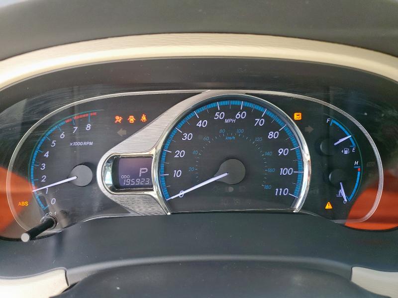 5TDYK3DCXDS383810 - 2013 TOYOTA SIENNA XLE Մոխրագույն լուսանկար 9