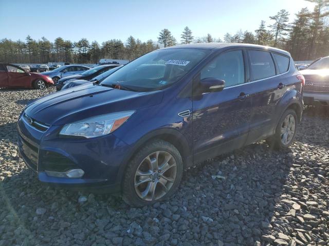 1FMCU9H93DUA29544 - 2013 FORD ESCAPE SEL BLUE photo 1