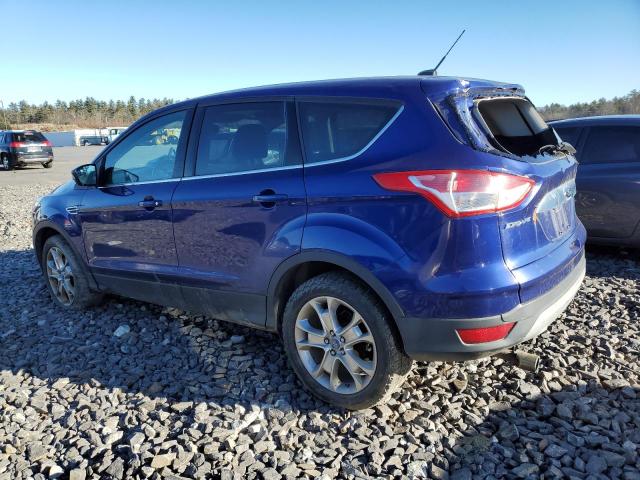 1FMCU9H93DUA29544 - 2013 FORD ESCAPE SEL BLUE photo 2