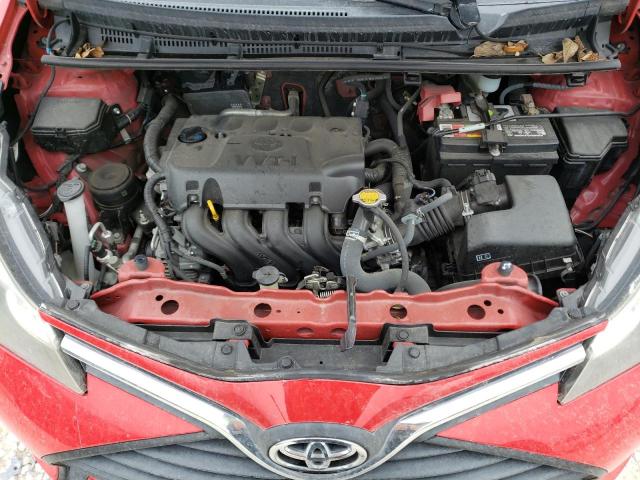 VNKKTUD35GA058290 - 2016 TOYOTA YARIS L RED photo 11