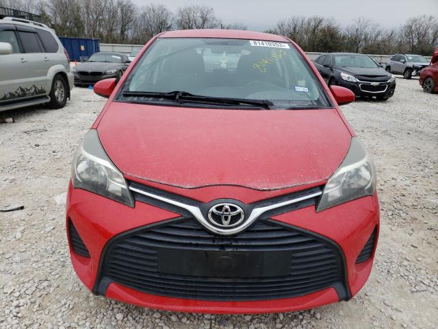 VNKKTUD35GA058290 - 2016 TOYOTA YARIS L RED photo 5