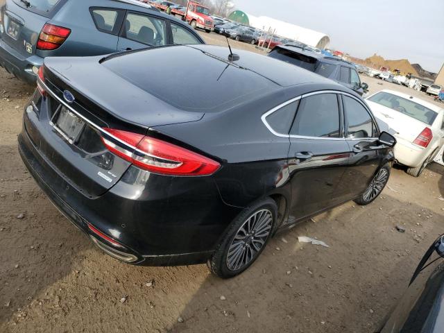 3FA6P0H96HR410313 - 2017 FORD FUSION SE BLACK photo 3