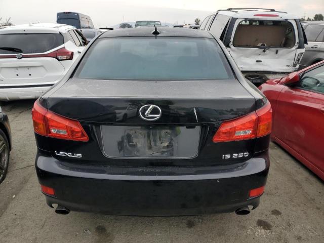 JTHBK262X85081318 - 2008 LEXUS IS 250 BLACK photo 6