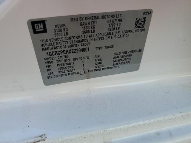 1GCRCPEHXEZ294001 - 2014 CHEVROLET SILVERADO C1500 白色 照片 12