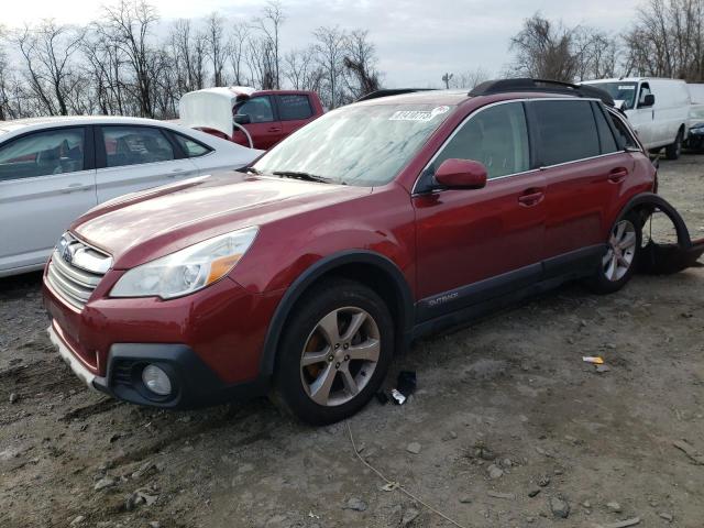 4S4BRCMC5E3298387 - 2014 SUBARU OUTBACK 2.5I LIMITED BURGUNDY photo 1