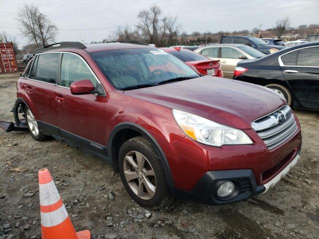 4S4BRCMC5E3298387 - 2014 SUBARU OUTBACK 2.5I LIMITED BURGUNDY photo 4