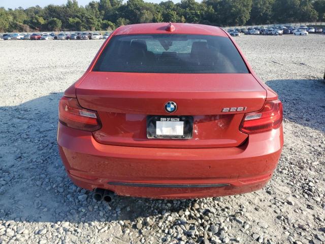 WBA1F9C56GV546004 - 2016 BMW 228 I SULEV RED photo 6