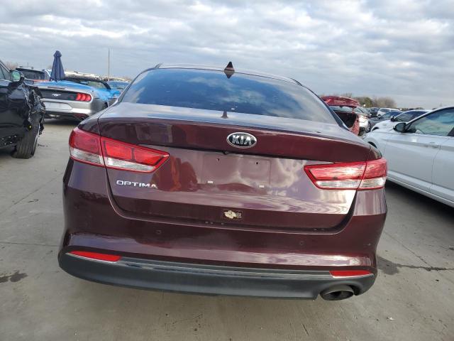 5XXGT4L3XJG269738 - 2018 KIA OPTIMA LX BURGUNDY photo 6