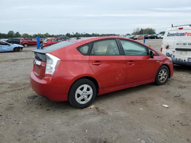 JTDKN3DU1B1442548 - 2011 TOYOTA PRIUS წითელი ფოტო 3