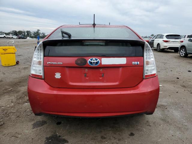 JTDKN3DU1B1442548 - 2011 TOYOTA PRIUS წითელი ფოტო 6