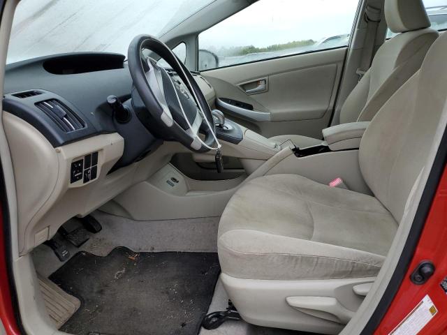 JTDKN3DU1B1442548 - 2011 TOYOTA PRIUS წითელი ფოტო 7