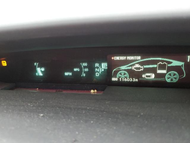 JTDKN3DU1B1442548 - 2011 TOYOTA PRIUS წითელი ფოტო 9