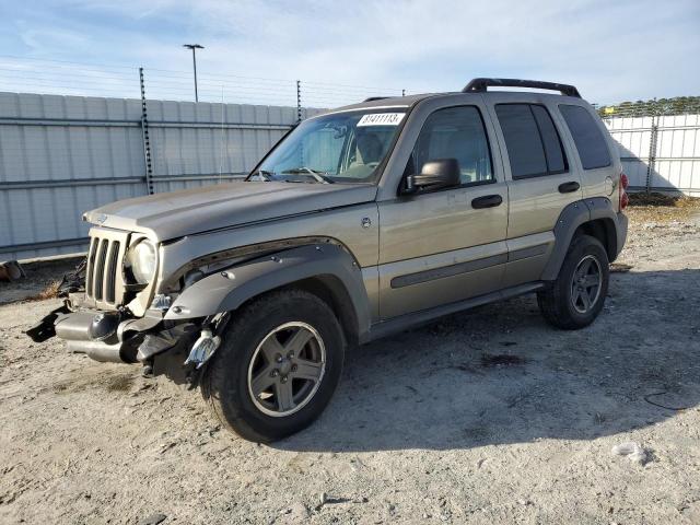 1J4GL38K76W240370 - 2006 JEEP LIBERTY RENEGADE GOLD photo 1