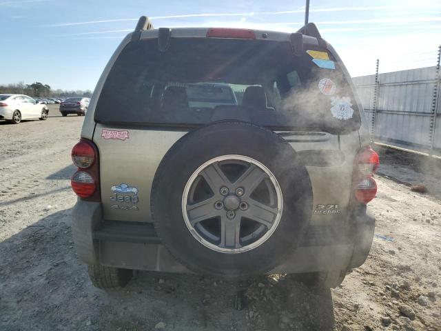 1J4GL38K76W240370 - 2006 JEEP LIBERTY RENEGADE 金色 照片 6