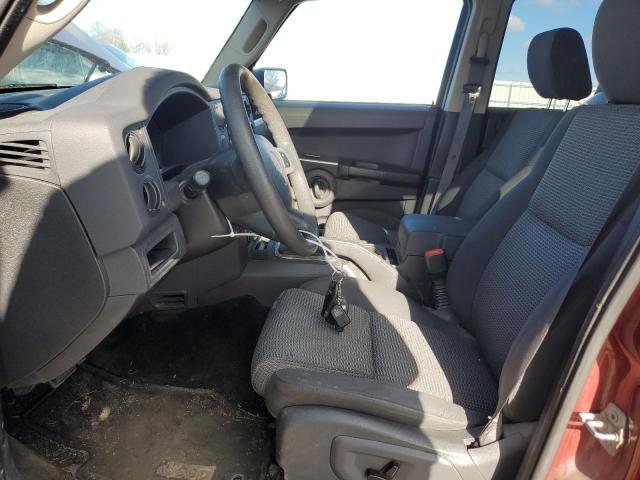 1J8HG48K48C149364 - 2008 JEEP COMMANDER SPORT მუქწითელი ფოტო 7
