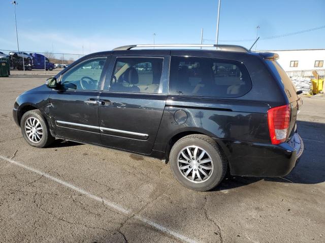 KNDMH4C73B6396869 - 2011 KIA SEDONA EX BLACK photo 2