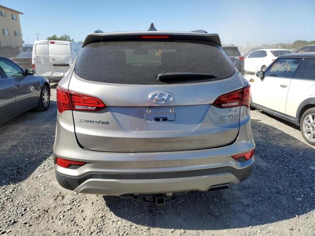 5XYZU3LB3HG424742 - 2017 HYUNDAI SANTA FE S GRAY photo 6