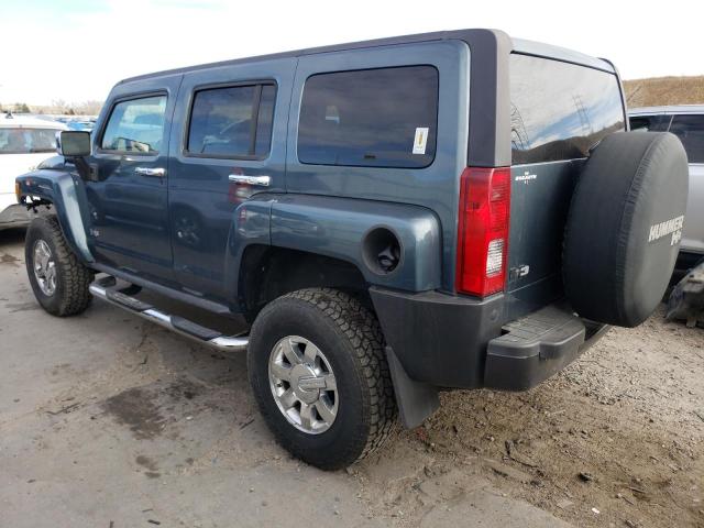 5GTDN13E678105274 - 2007 HUMMER H3 TEAL photo 2