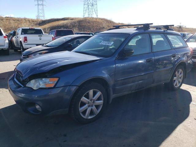 4S4BP61C677345675 - 2007 SUBARU LEGACY OUTBACK 2.5I BLUE photo 1