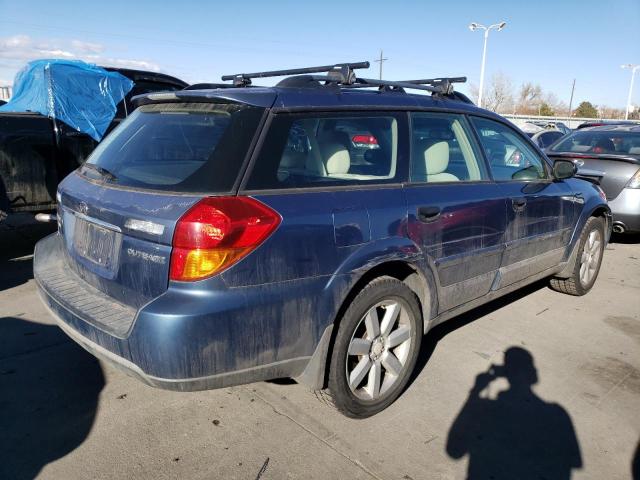 4S4BP61C677345675 - 2007 SUBARU LEGACY OUTBACK 2.5I BLUE photo 3