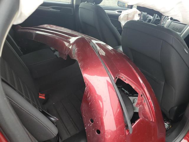 3FA6P0HD6KR193468 - 2019 FORD FUSION SE Կարմիր լուսանկար 10