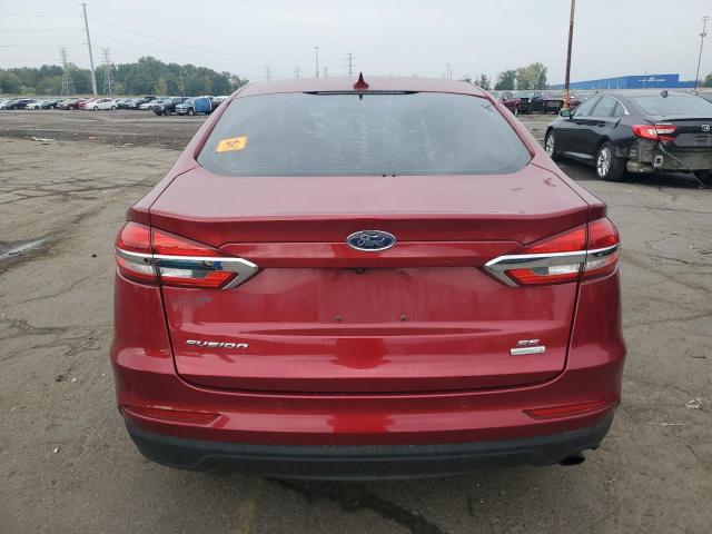 3FA6P0HD6KR193468 - 2019 FORD FUSION SE Կարմիր լուսանկար 6