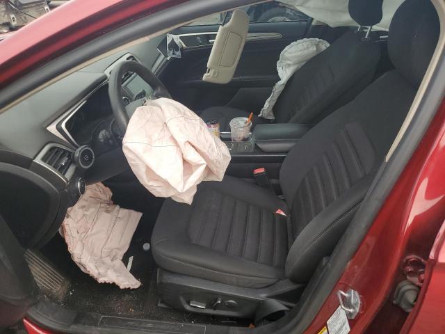 3FA6P0HD6KR193468 - 2019 FORD FUSION SE Կարմիր լուսանկար 7