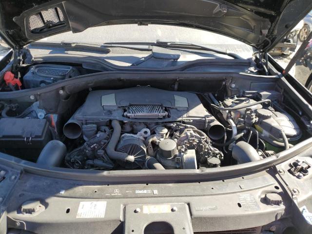 4JGBB8GB5BA711386 - 2011 MERCEDES-BENZ ML 350 4MATIC BLACK photo 12