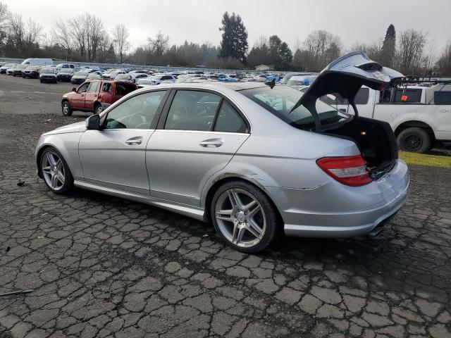 WDDGF54X99R076378 - 2009 MERCEDES-BENZ C 300 SILVER photo 2