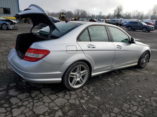 WDDGF54X99R076378 - 2009 MERCEDES-BENZ C 300 SILVER photo 3