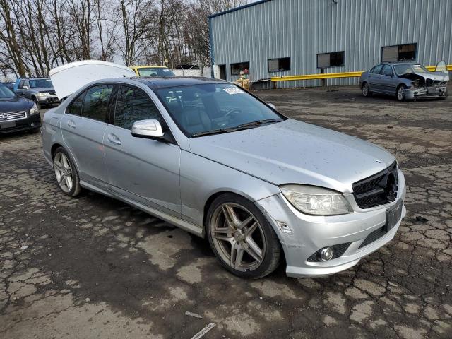 WDDGF54X99R076378 - 2009 MERCEDES-BENZ C 300 SILVER photo 4