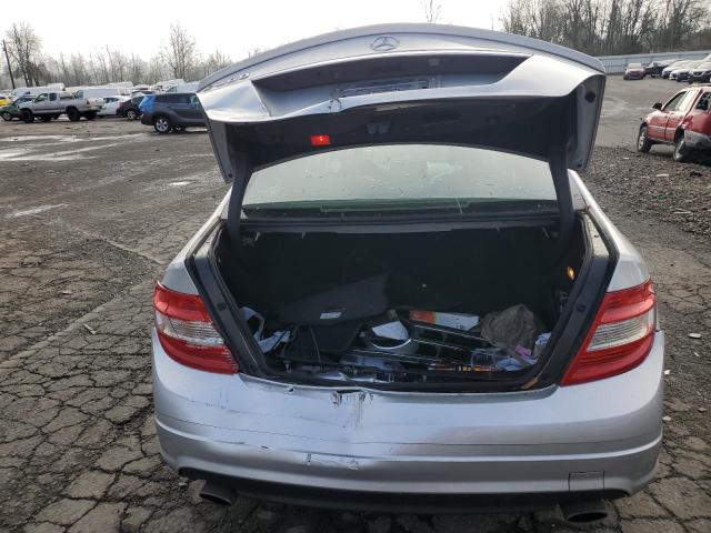 WDDGF54X99R076378 - 2009 MERCEDES-BENZ C 300 SILVER photo 6