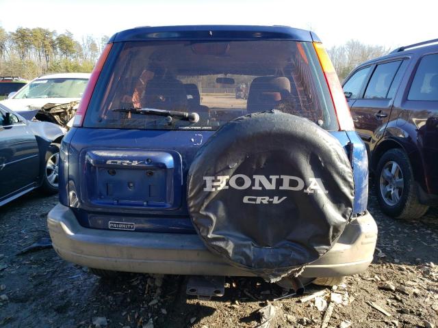 JHLRD1843WC055898 - 1998 HONDA CR-V LX BLUE photo 6