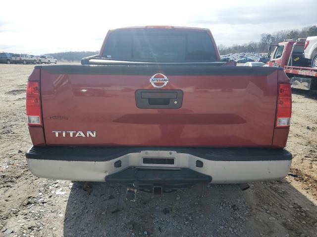 1N6AA0EKXEN513758 - 2014 NISSAN TITAN S RED photo 6