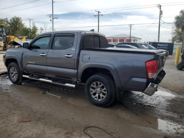 5TFAZ5CNXHX031578 - 2017 TOYOTA TACOMA DOUBLE CAB GRAY photo 2