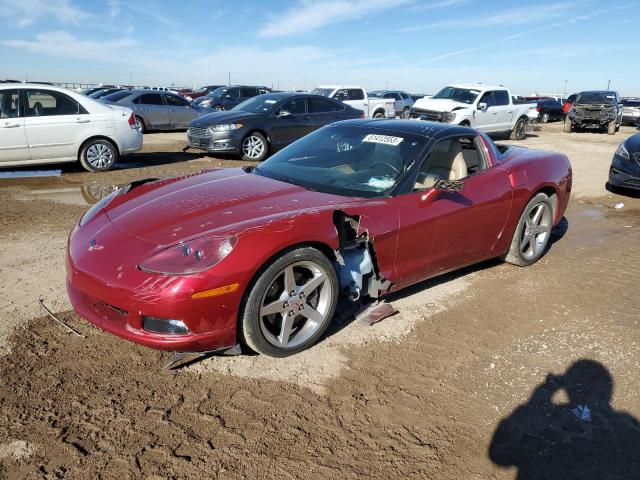 1G1YY24U455116969 - 2005 CHEVROLET CORVETTE RED photo 1