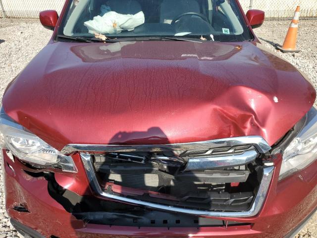 JF2SJAGC2HH579485 - 2017 SUBARU FORESTER 2.5I PREMIUM MAROON photo 12